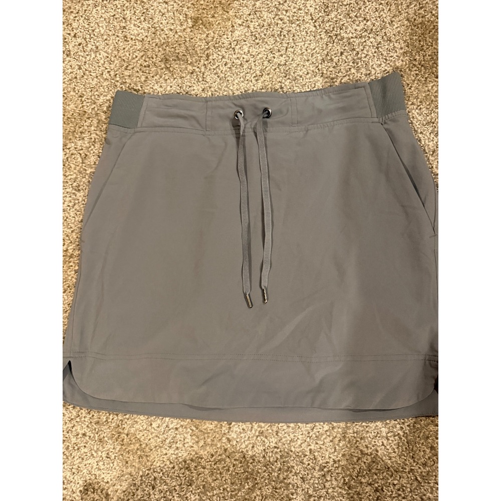 Athleta Soho Skort Womens 6 Gray Athletic Golf Tennis Hiking Skirt Drawstring